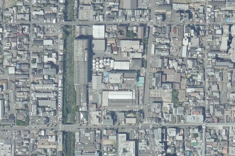 伏見 酒フェスのあたりの空中写真（国土地理院）