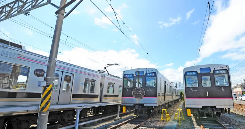 福島交通飯坂線 桜水車両基地（1000系電車運転体験会）（ii-den.jp の掲載画像）