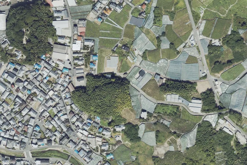 河内ワイン ワイナリー見学会（羽曳野）のあたりの空中写真（国土地理院）