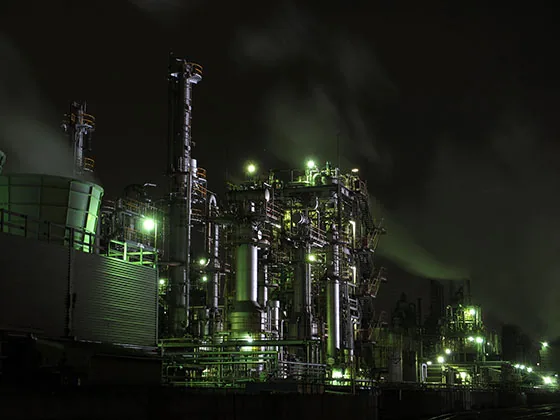 川崎タクシー 工場夜景観光コース（www.kawasakitaxi.co.jp の掲載画像）
