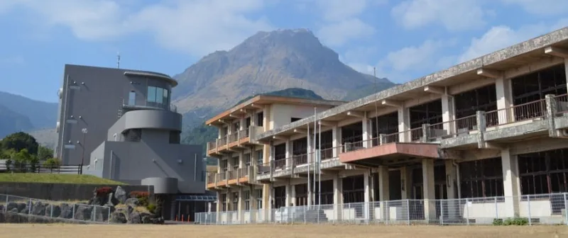 大野木場砂防みらい館・旧大野木場小学校（雲仙岳災害遺構）（www.qsr.mlit.go.jp の掲載資料の画像）