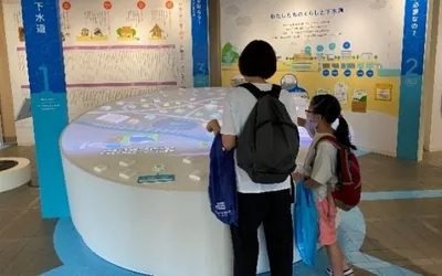 ぽんプラザ（福岡市 下水道の学習施設）（www.qsr.mlit.go.jp の掲載資料の画像）