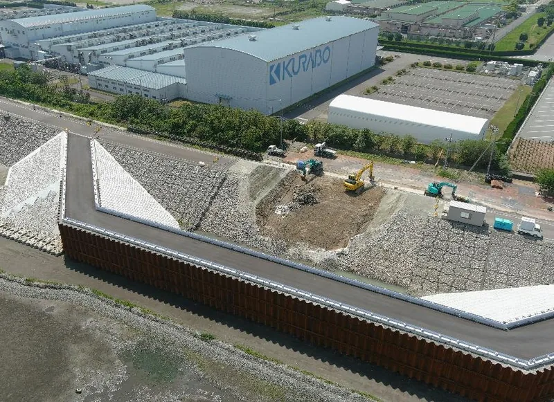 辰巳那賀川樋門新設工事（www.skr.mlit.go.jp の告知画像）