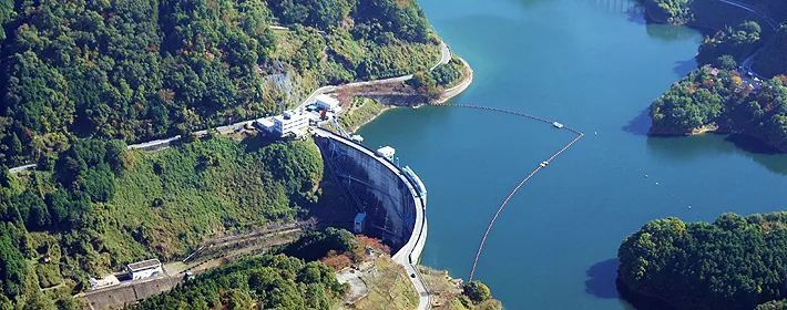 青蓮寺ダム（www.water.go.jp の告知画像）
